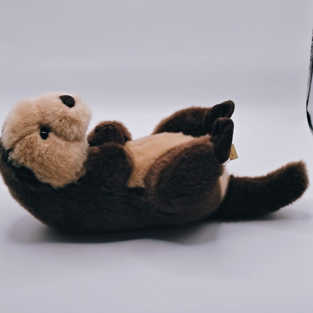 Aurora® Realistic Miyoni® Sea Otter Stuffed Animal - Lifelike Detail